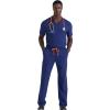 BARCO STRONG Terrence Scrub Top & Pant Set for Men – Up to 70°C Wash, Natural Stretch, Moisture Wicking, Quick-Shed(Navy)