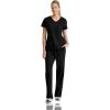 BARCO STRONG Zoe Classic Fit Scrub Top & Pant Set for Women – Up to 70°C Wash, Natural Stretch, Moisture Wicking, Anti-Static(Black)