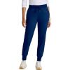 Grey’s Anatomy by BARCO Finley Scrub Jogger for Women – 6-Pocket Mid-Rise Pants with Natural Stretch & Soil Release Fabric(Indigo)