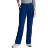 Skechers by BARCO Vitality Aura Classic Fit Straight Leg Scrub Pant for Women – Mid-Rise, 5-Pocket Bottom with 4-way Stretch(Navy)