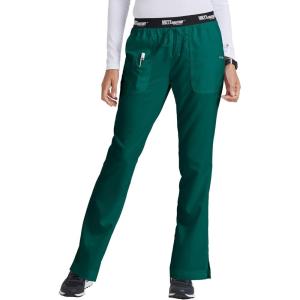 BARCO Grey’s Anatomy Active 4275 Women’s Logo Waist Drawstring Pant(Hunter Green)