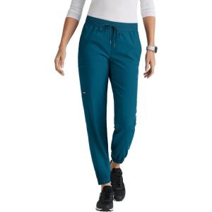 BARCO Grey’s Anatomy Spandex Stretch Direct – Dash Scrub Jogger for Women, Elastic Waist Yoga Style Women’s Scrub Pant(Bahama)