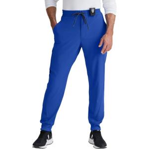 BARCO One Vortex Scrub Jogger for Men – Medical Cargo Pant, Eco-Friendly Fabric, 4-Way Stretch, Anti-Wrinkle Men’s Scrub Pant(Cobalt)