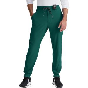 BARCO One Vortex Scrub Jogger for Men – Medical Cargo Pant, Eco-Friendly Fabric, 4-Way Stretch, Anti-Wrinkle Men’s Scrub Pant(Hunter Green)