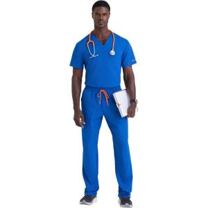 BARCO STRONG Terrence Scrub Top & Pant Set for Men – Up to 70°C Wash, Natural Stretch, Moisture Wicking, Quick-Shed(New Royal)