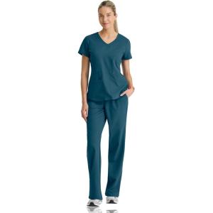 BARCO STRONG Zoe Classic Fit Scrub Top & Pant Set for Women – Up to 70°C Wash, Natural Stretch, Moisture Wicking, Anti-Static(Bahama)