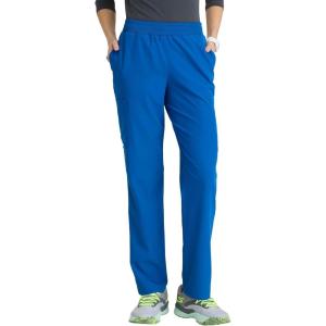 Skechers by BARCO Vitality Aura Classic Fit Straight Leg Scrub Pant for Women – Mid-Rise, 5-Pocket Bottom with 4-way Stretch(New Royal)
