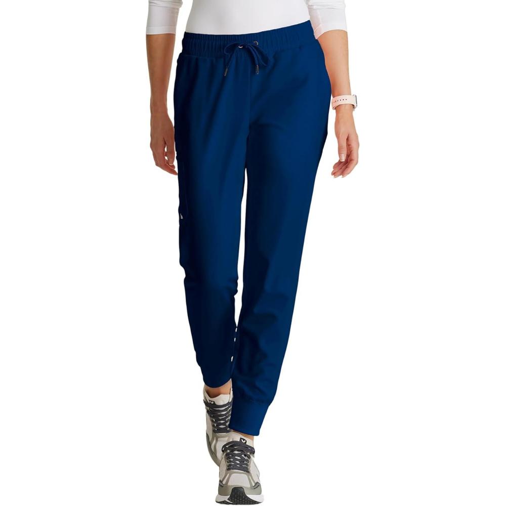 imageBARCO Unify Union Scrub Jogger for Women  5Pocket MidRise Pants with 360 Spandex Stretch amp Moisture Wicking FabricIndigo