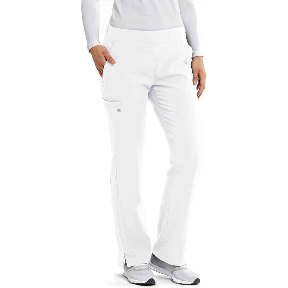 imageGreys Anatomy Signature Astra Pant Scrub BottomsWhite