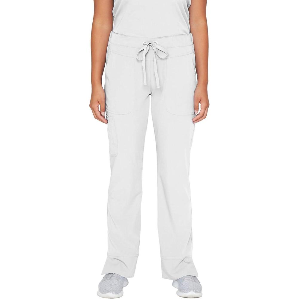 imageGreys Anatomy Signature Womens 2207 3 Pocket Low Rise Scrub PantWhite