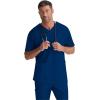 BARCO Essentials Omni Scrub Top Unisex – Crossover V-Neck Unisex Scrub Top(Navy Blue)