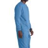 BARCO Essentials Valor Warm-Up Scrub Jacket – Super Soft, Easy Care, Quick Dry Full-Zip Scrub Jacket(Ciel Blue)