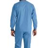 BARCO Essentials Valor Warm-Up Scrub Jacket – Super Soft, Easy Care, Quick Dry Full-Zip Scrub Jacket(Ciel Blue)