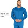 BARCO Essentials Valor Warm-Up Scrub Jacket – Super Soft, Easy Care, Quick Dry Full-Zip Scrub Jacket(New Royal)
