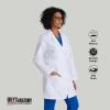 BARCO Grey’s Anatomy Scrubs Lily Professional Full-Length 3-Button Long Sleeve 34″ Medical Lab Coat for Women(White)