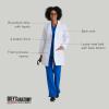 BARCO Grey’s Anatomy Scrubs Lily Professional Full-Length 3-Button Long Sleeve 34″ Medical Lab Coat for Women(White)