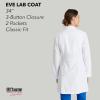 BARCO Grey’s Anatomy Scrubs Signature – Eve Lab Coat for Women, Professional Full-Length Long Sleeve 34″ Lab Coat(White)