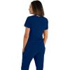BARCO Grey’s Anatomy Signature Women’s London 4-Pocket Zip PDA(Indigo (Navy))