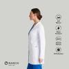 BARCO Merit Lab Coat for Women – Professional, 3-Pocket, 3-Button Closure Long Sleeve 30″ Women’s Lab Coat(White)