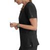 BARCO ONE – Women’s Racer Top, V-Neck Medical Scrub Top w/ 4 Pockets and 360 Spandex Stretch Fabric(Mystic Cheetah Black)