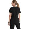 BARCO ONE – Women’s Racer Top, V-Neck Medical Scrub Top w/ 4 Pockets and 360 Spandex Stretch Fabric(Mystic Cheetah Black)