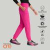 BARCO ONE – Women’s Racer Top, V-Neck Medical Scrub Top w/ 4 Pockets and 360 Spandex Stretch Fabric(Prestige Pink)