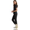 BARCO One Boost Scrub Set for Women – Sporty V-Neck Top, Eco-Friendly Fabric, 4-Way Stretch Women’s Jogger Scrub Set(Black)