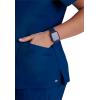 BARCO One Boost Scrub Set for Women – Sporty V-Neck Top, Eco-Friendly Fabric, 4-Way Stretch Women’s Jogger Scrub Set(Indigo (Navy))