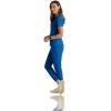 BARCO One Boost Scrub Set for Women – Sporty V-Neck Top, Eco-Friendly Fabric, 4-Way Stretch Women’s Jogger Scrub Set(New Royal)