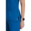BARCO One Boost Scrub Set for Women – Sporty V-Neck Top, Eco-Friendly Fabric, 4-Way Stretch Women’s Jogger Scrub Set(New Royal)