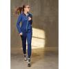 BARCO One Performance Knit Arena Warm-Up Jacket For Women – Banded Collar, Center Front Zipper Women’s Scrub Jacket(Indigo)