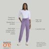 BARCO One Performance Knit Pro Classic Fit Scrub Jogger for Women – 5-Pocket High-Rise Pants with 360 Spandex Stretch(Dusty Lavender)