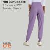 BARCO One Performance Knit Pro Classic Fit Scrub Jogger for Women – 5-Pocket High-Rise Pants with 360 Spandex Stretch(Dusty Lavender)