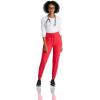 BARCO One Performance Knit Pro Classic Fit Scrub Jogger for Women – 5-Pocket High-Rise Pants with 360 Spandex Stretch(Grenadine)