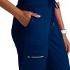 BARCO One Performance Knit Pro Classic Fit Scrub Jogger for Women – 5-Pocket High-Rise Pants with 360 Spandex Stretch(Indigo)