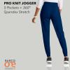 BARCO One Performance Knit Pro Classic Fit Scrub Jogger for Women – 5-Pocket High-Rise Pants with 360 Spandex Stretch(Indigo)