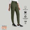 BARCO One Performance Knit Pro Classic Fit Scrub Jogger for Women – 5-Pocket High-Rise Pants with 360 Spandex Stretch(Olive)
