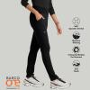 BARCO One Performance Knit Strive Scrub Legging for Women – 6-Pocket, High-Rise Pants with 360 Spandex Stretch(Black)