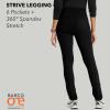 BARCO One Performance Knit Strive Scrub Legging for Women – 6-Pocket, High-Rise Pants with 360 Spandex Stretch(Black)