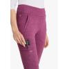 BARCO One Performance Knit Strive Scrub Legging for Women – 6-Pocket, High-Rise Pants with 360 Spandex Stretch(Dark Mauve Heather)