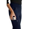 BARCO One Performance Knit Strive Scrub Legging for Women – 6-Pocket, High-Rise Pants with 360 Spandex Stretch(Indigo)
