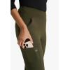 BARCO One Performance Knit Strive Scrub Legging for Women – 6-Pocket, High-Rise Pants with 360 Spandex Stretch(Olive)