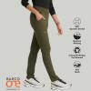 BARCO One Performance Knit Strive Scrub Legging for Women – 6-Pocket, High-Rise Pants with 360 Spandex Stretch(Olive)