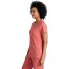 BARCO One Performance Knit Victory Classic Fit Scrub Top for Women – 2-Pocket, V-Neck Shirt with 360 Spandex Stretch(Ginger Rose)