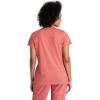 BARCO One Performance Knit Victory Classic Fit Scrub Top for Women – 2-Pocket, V-Neck Shirt with 360 Spandex Stretch(Ginger Rose)