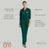 BARCO One Venture Scrub Jacket for Women – Zip Front Closure, 4 Pockets, 4-Way Stretch Women’s Medical Warm-Up Jacket(Hunter Green)