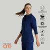 BARCO One Venture Scrub Jacket for Women – Zip Front Closure, 4 Pockets, 4-Way Stretch Women’s Medical Warm-Up Jacket(Indigo (Navy))