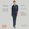 BARCO One Venture Scrub Jacket for Women – Zip Front Closure, 4 Pockets, 4-Way Stretch Women’s Medical Warm-Up Jacket(Steel)