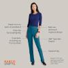 BARCO Unify Purpose Scrub Pant for Women – 5-Pocket High-Rise Cargo Pants with 360 Spandex Stretch & Moisture Wicking Fabric(Bahama)