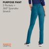 BARCO Unify Purpose Scrub Pant for Women – 5-Pocket High-Rise Cargo Pants with 360 Spandex Stretch & Moisture Wicking Fabric(Bahama)